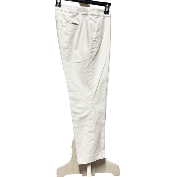 MICHAEL Michael Kors | Women's White Cropped Trousers - Picture 4 of 7